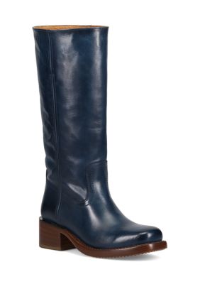 Frye Women's Campus 14L Riding Boots, Navy Blue, 11M