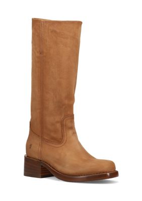 Frye Women's Campus 14L Riding Boots, Light Brown, 11M