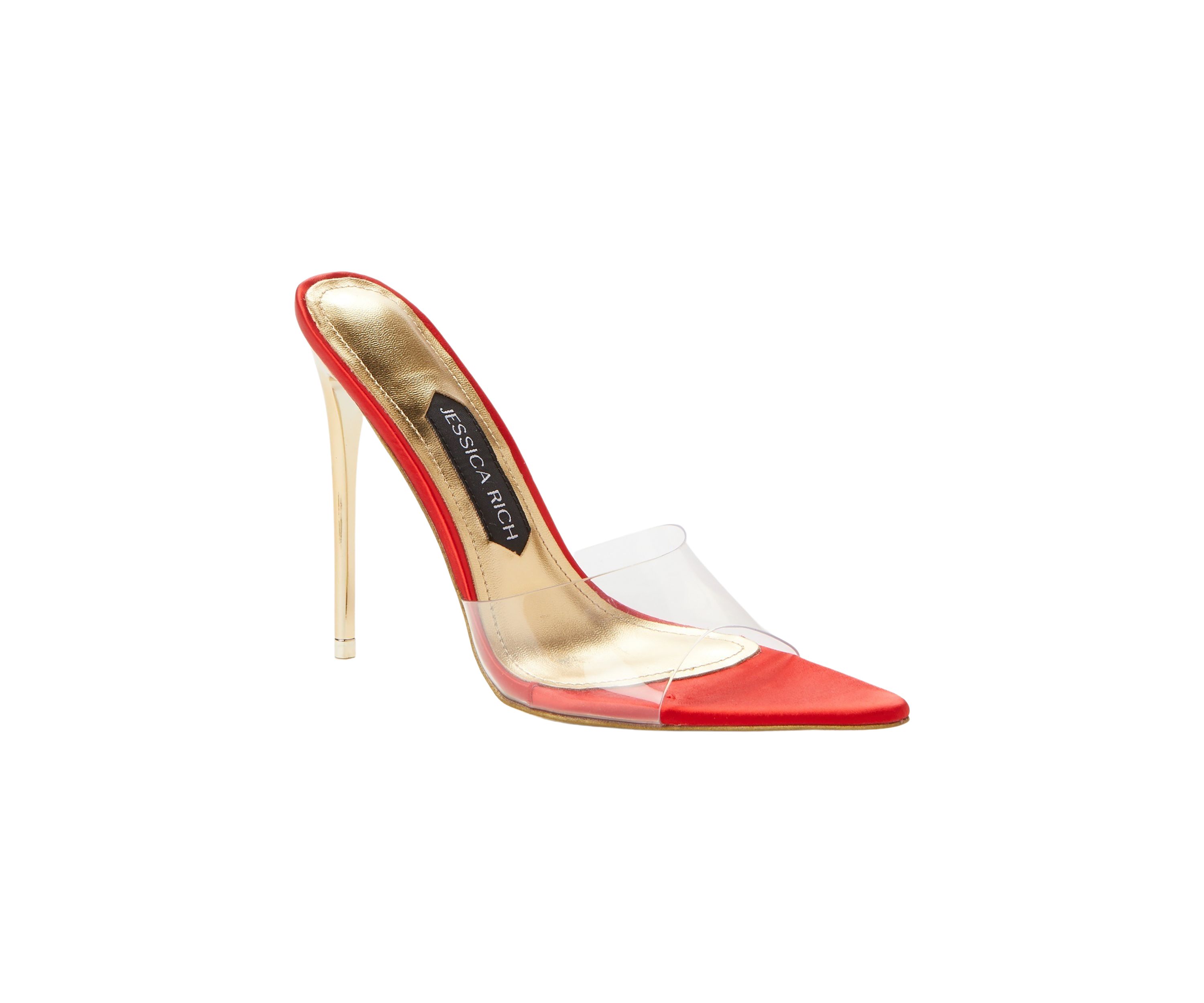 Racy Heeled Mule Sandals