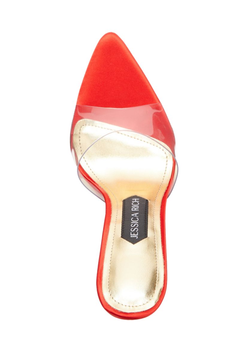 Racy Heeled Mule Sandals