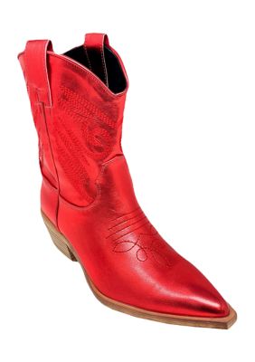 Belk red cowboy store boots