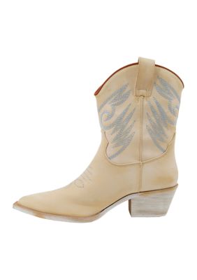 Zahara Metallic Western Boots