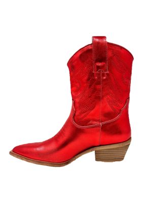 Belk red cowboy boots sale