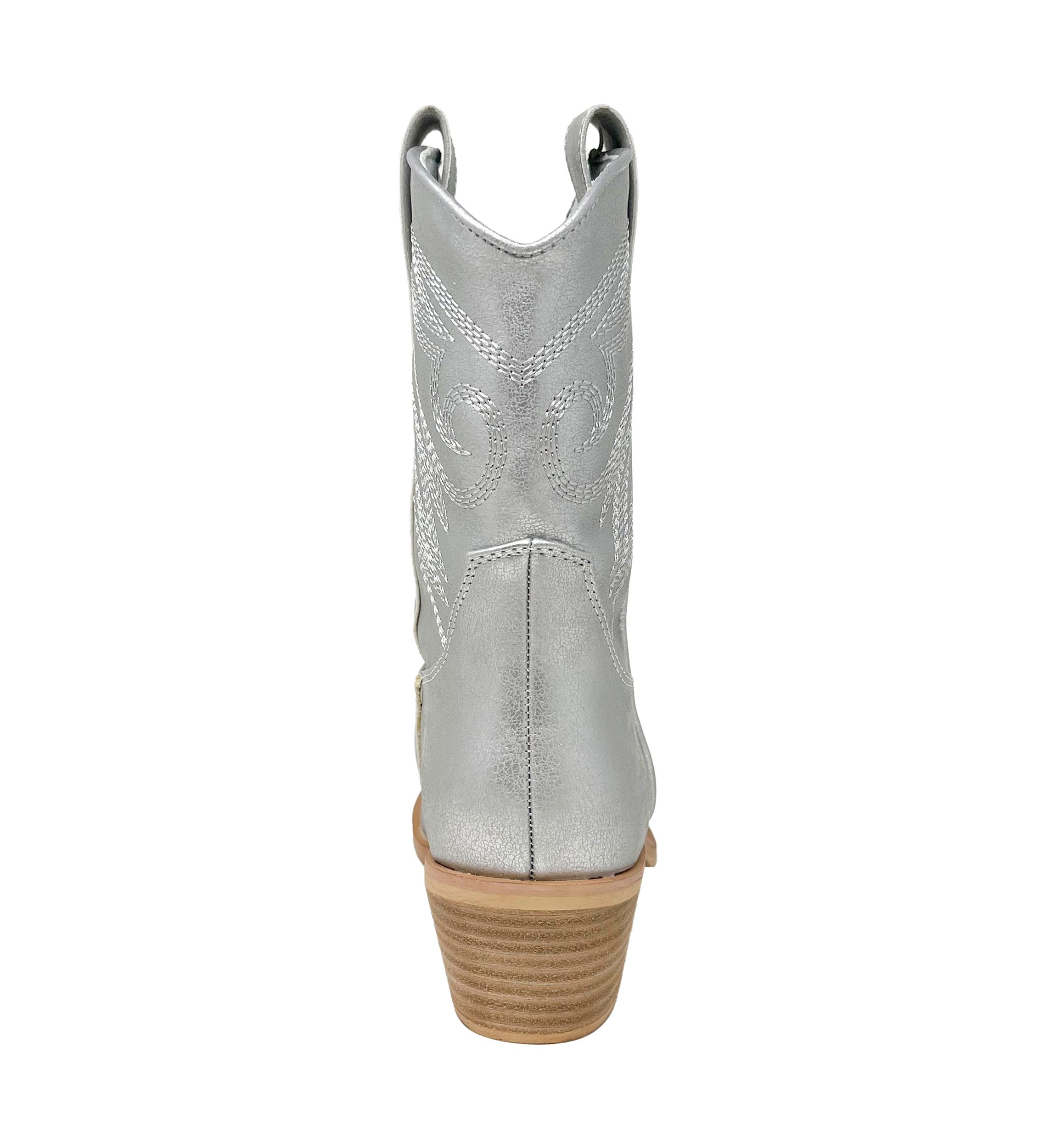 Zahara Metallic Western Boots
