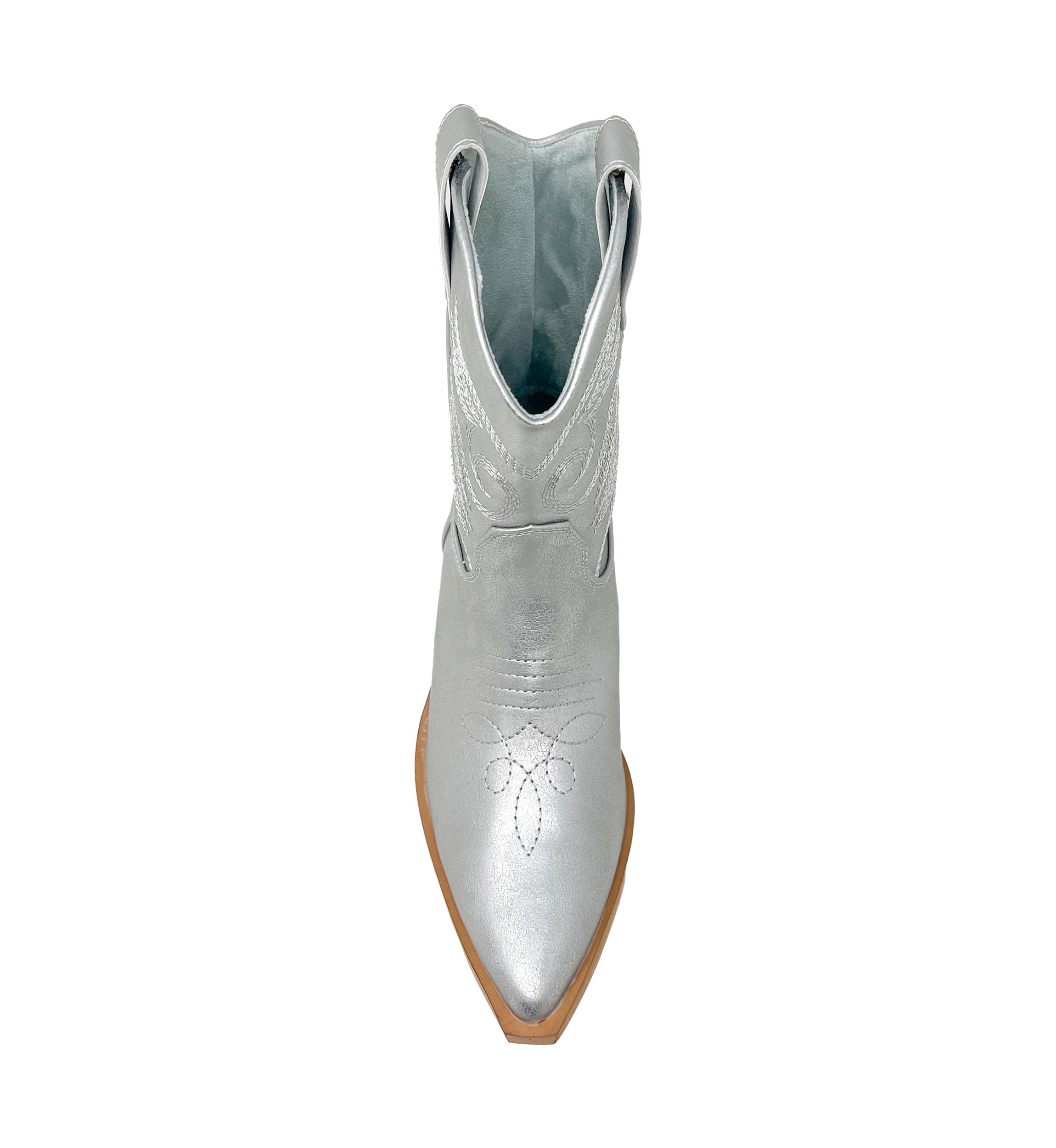 Zahara Metallic Western Boots