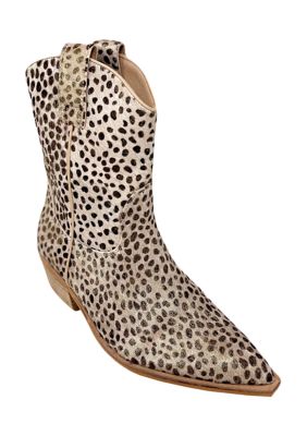 Toni Leopard Western Boots