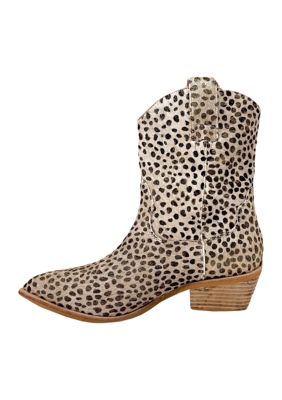 Toni Leopard Western Boots