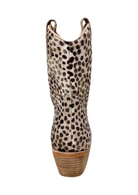 Toni Leopard Western Boots