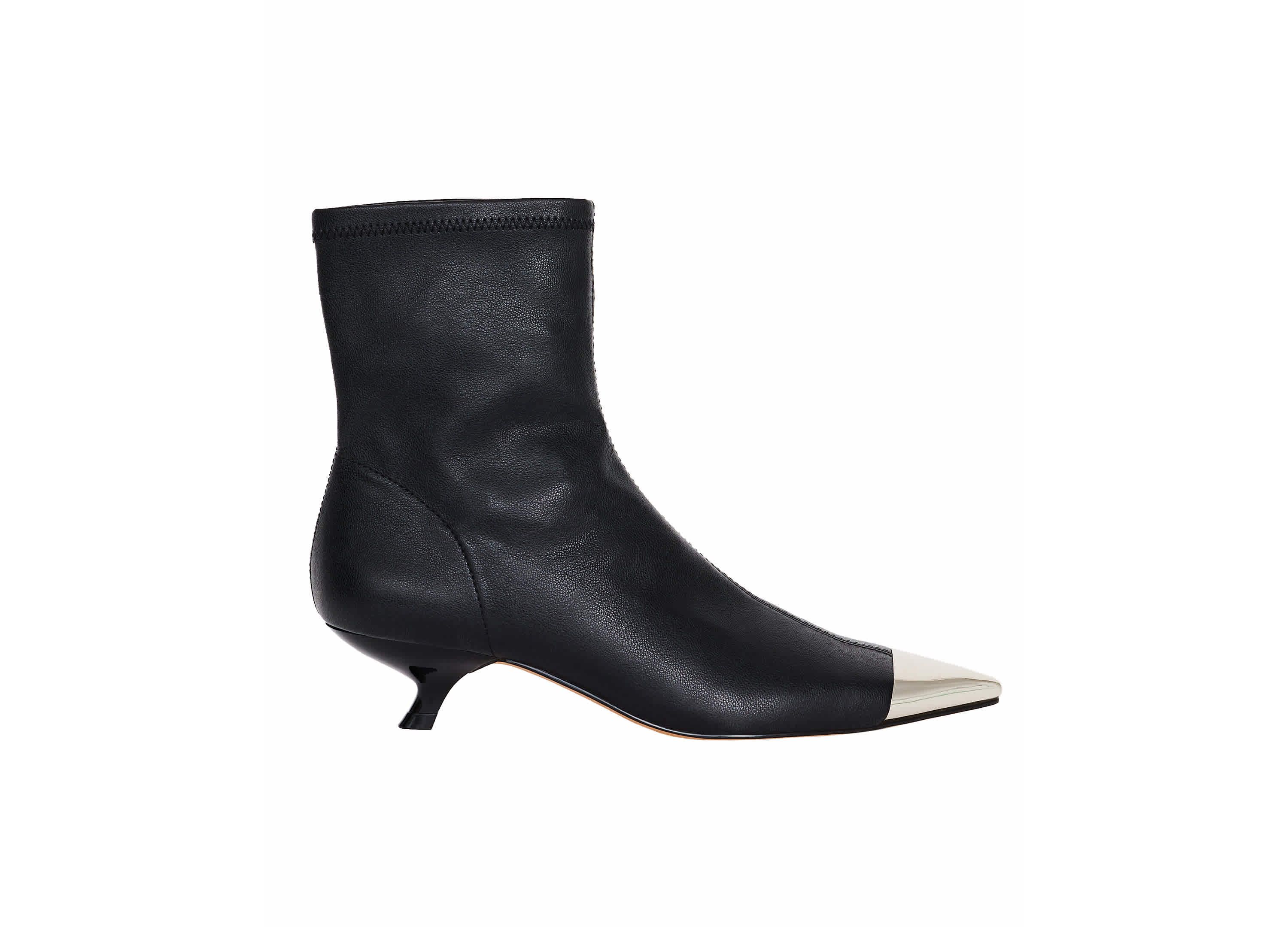 THE MICRO HEEL STRETCH BOOTIE