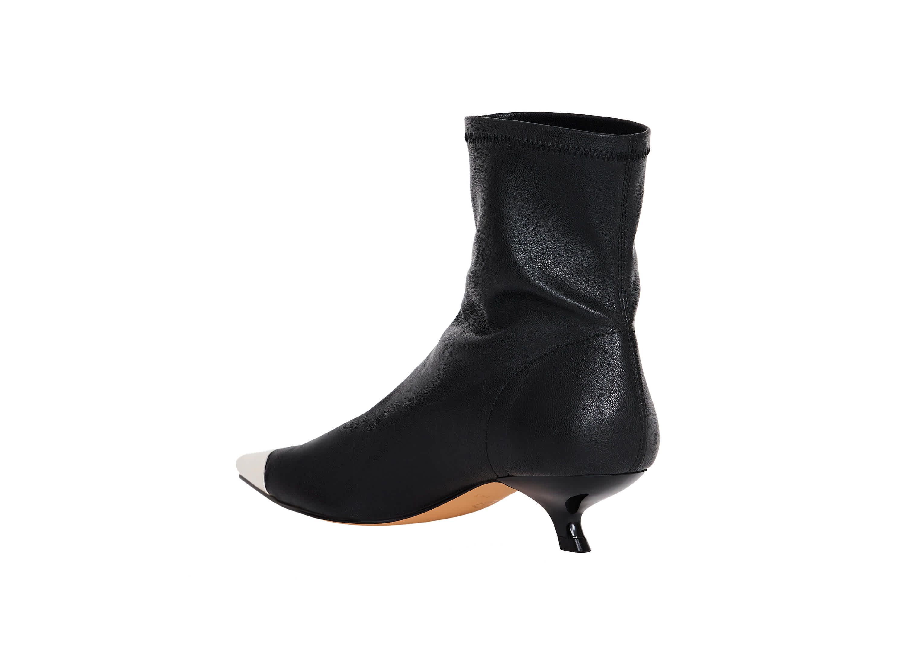 THE MICRO HEEL STRETCH BOOTIE