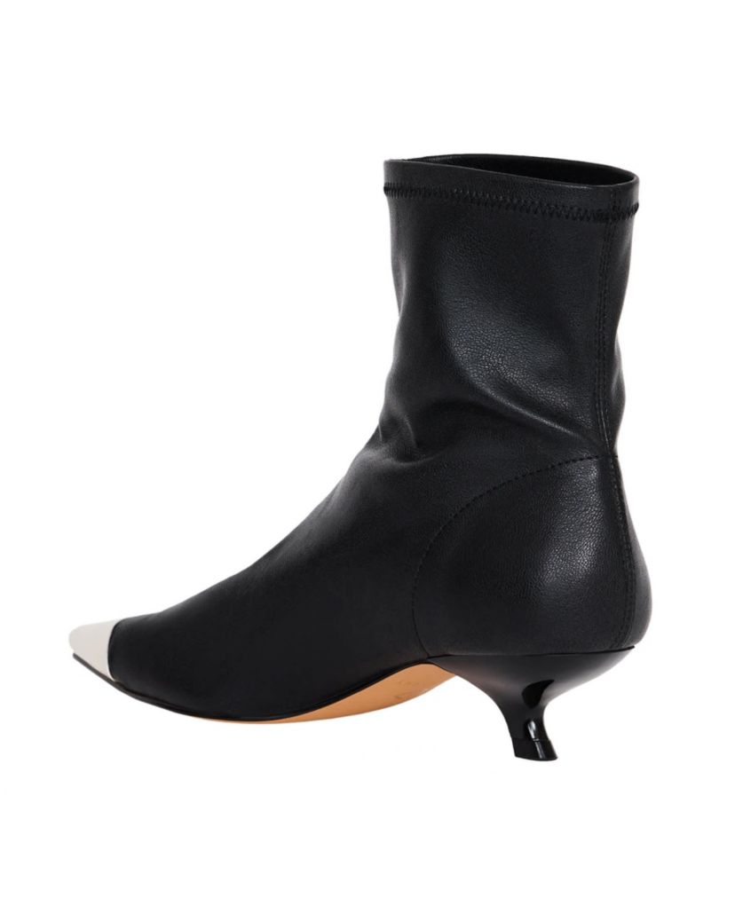 THE MICRO HEEL STRETCH BOOTIE