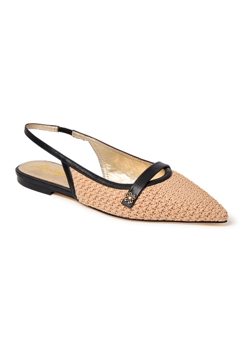 Malia Raffia Slingbacks