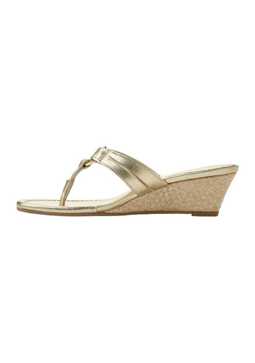 Mckim Wedge Metallic Sandals 