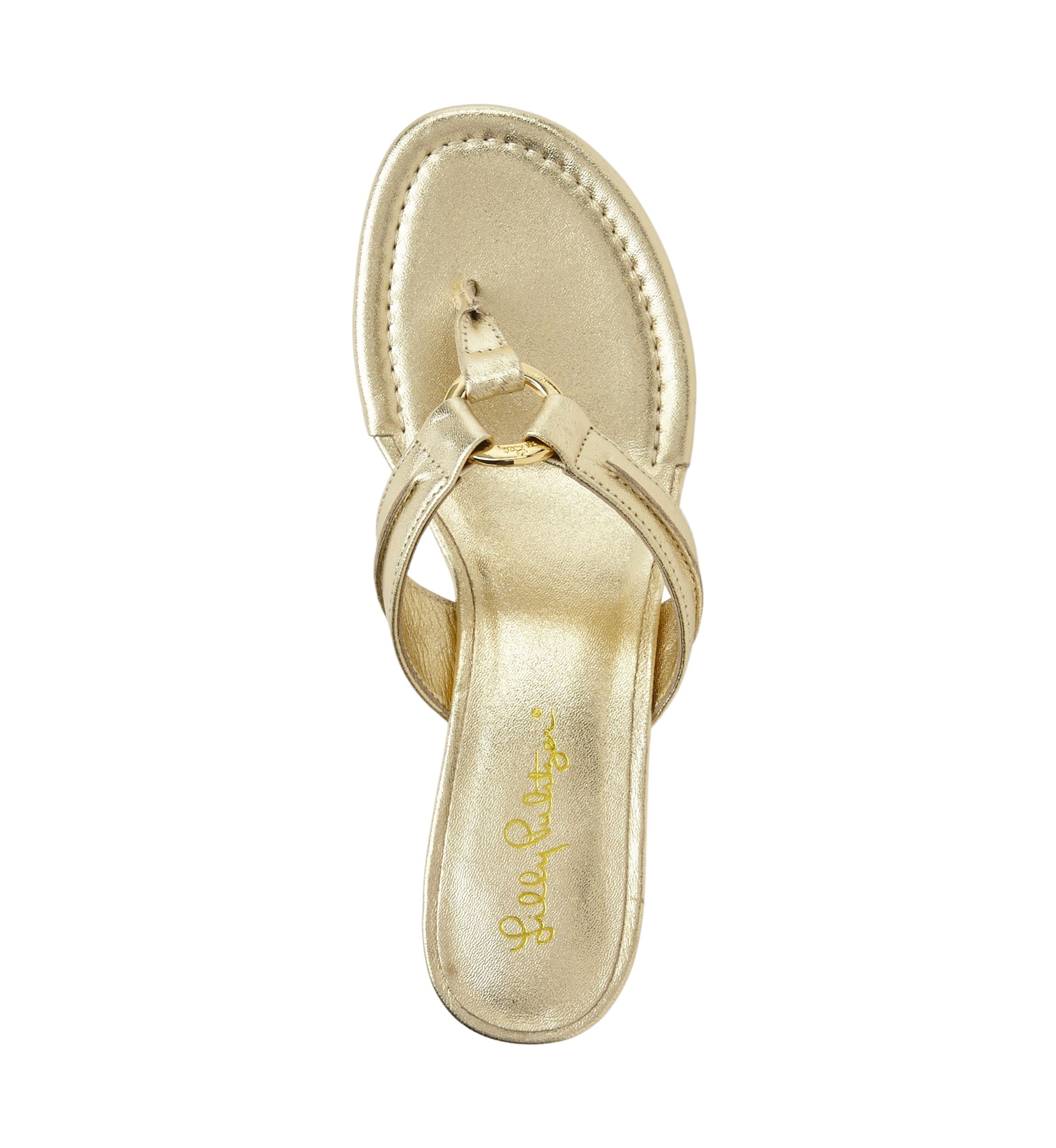Mckim Wedge Metallic Sandals 