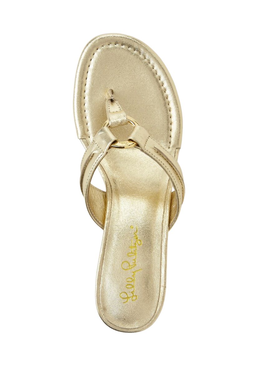 Mckim Wedge Metallic Sandals 