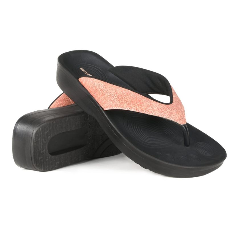 Mellow Vibe Womens Orthotic Comfortable Flip-Flops Sandal