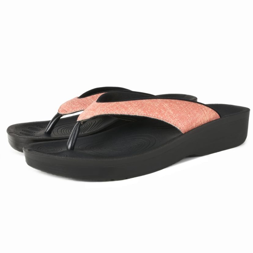 Mellow Vibe Womens Orthotic Comfortable Flip-Flops Sandal