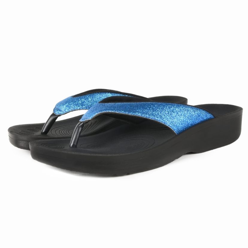 Crystal Mist Womens Orthotic Comfortable Flip-Flops Sandal