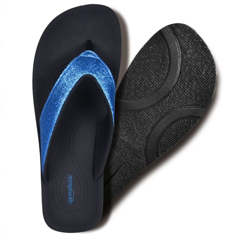 Crystal Mist Womens Orthotic Comfortable Flip-Flops Sandal