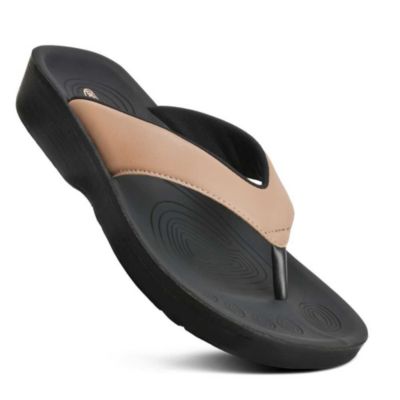 Flumen Comfortable Arch Support Thong Sandals for Women