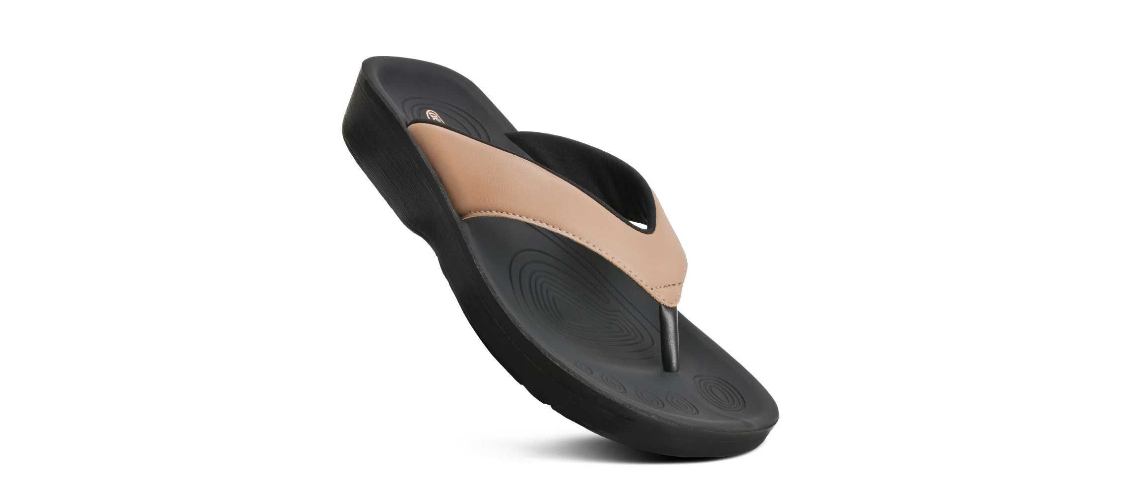 Flumen Comfortable Arch Support Thong Sandals for Women