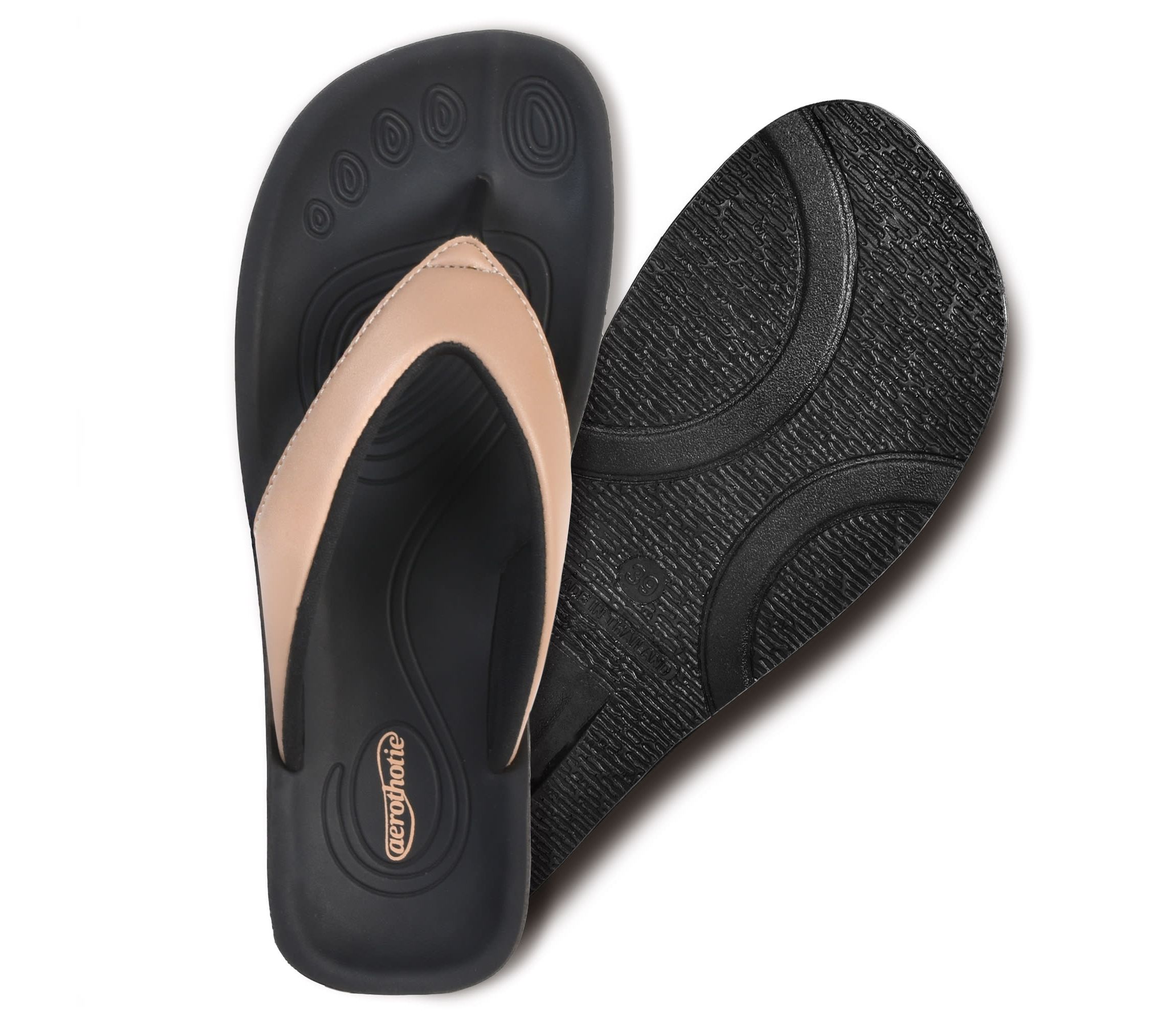 Flumen Comfortable Arch Support Thong Sandals for Women