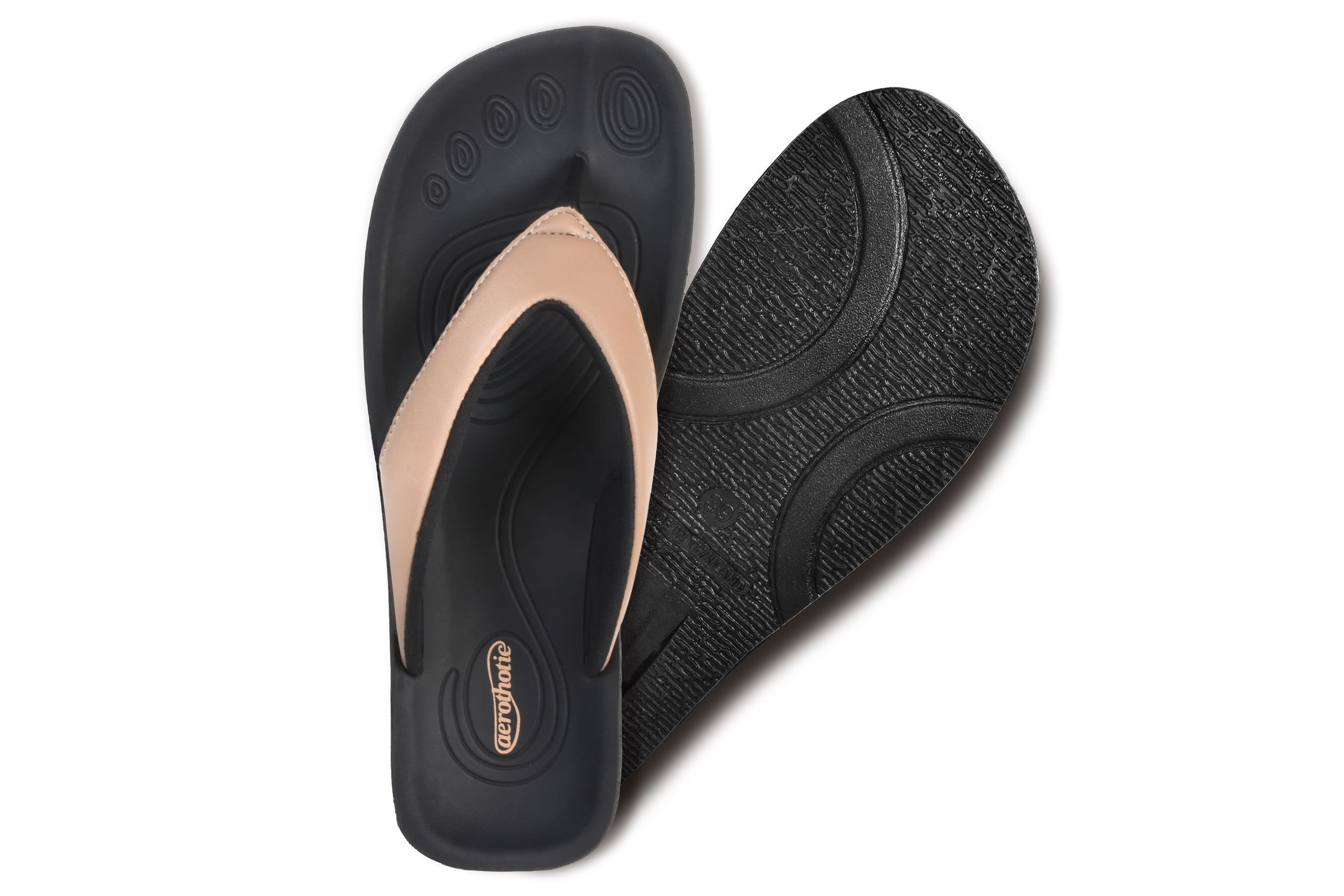 Flumen Comfortable Arch Support Thong Sandals for Women