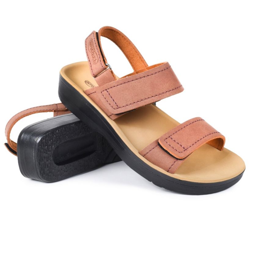 Renee Womens Adjustable Strappy Sandal with Comfortable Arch Support