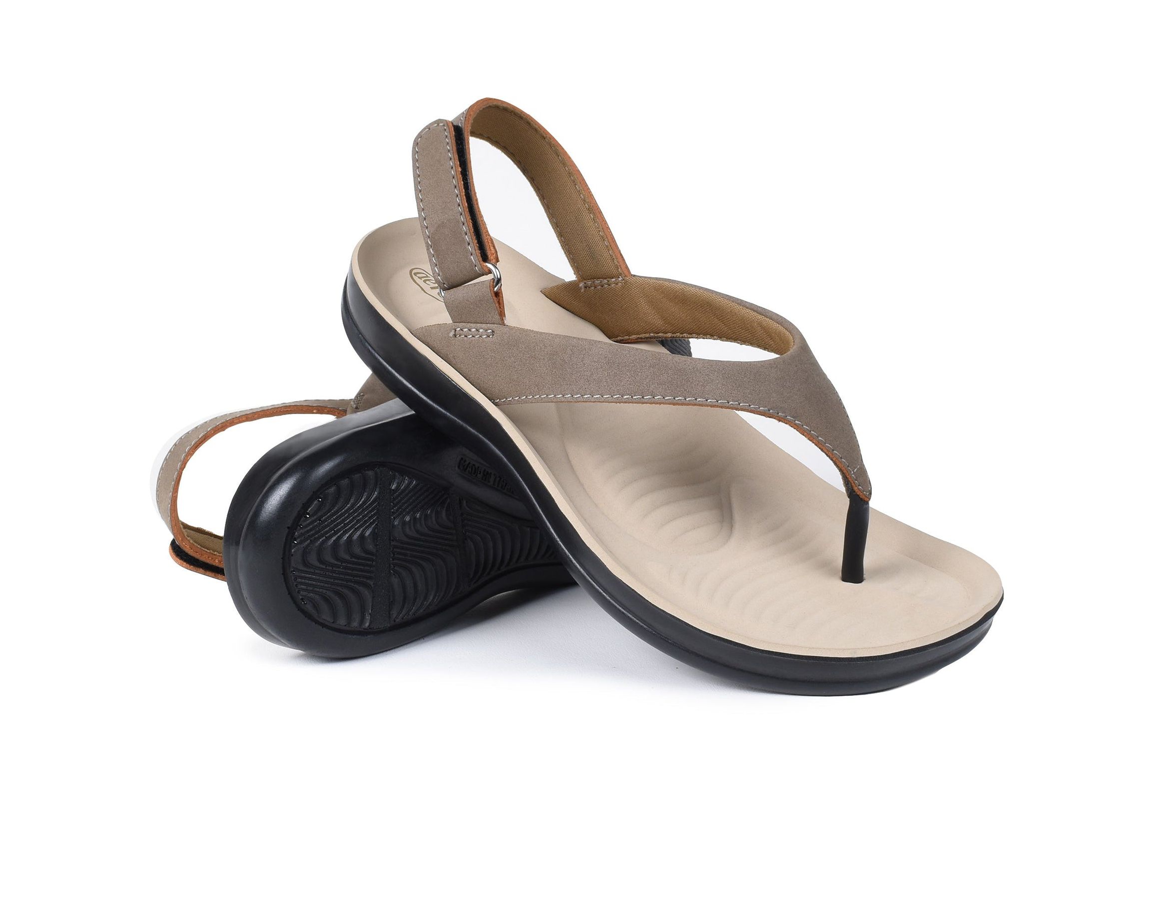 Verra Womens Comfortable Soft Toe Post Sandals with Arch Support
