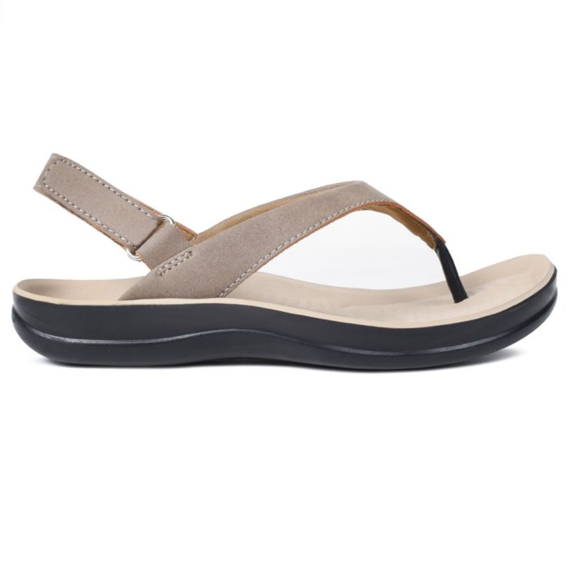 Verra Womens Comfortable Soft Toe Post Sandals with Arch Support