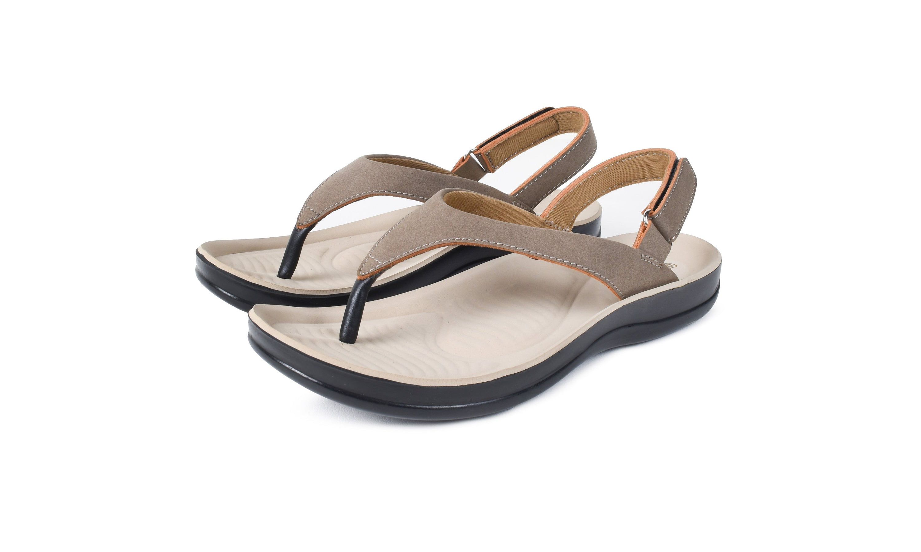 Verra Womens Comfortable Soft Toe Post Sandals with Arch Support
