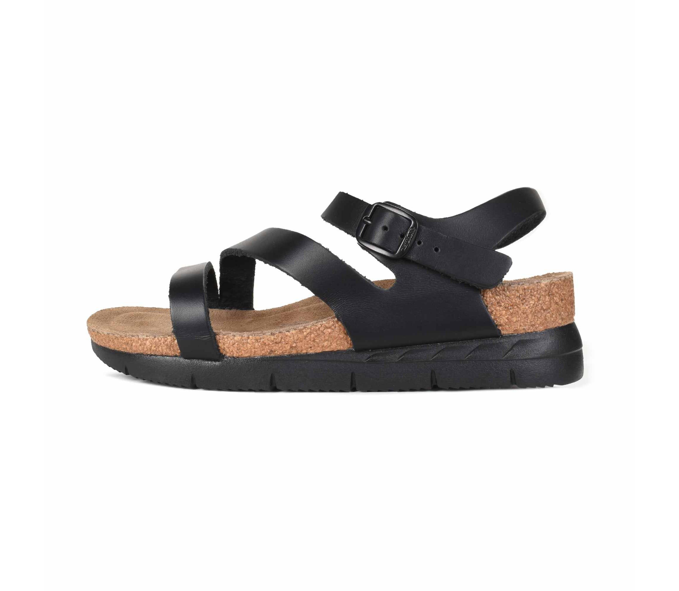 Aerothotic - Ares Comfortable Memory Foam Leather Platform Sandals with Arch Support