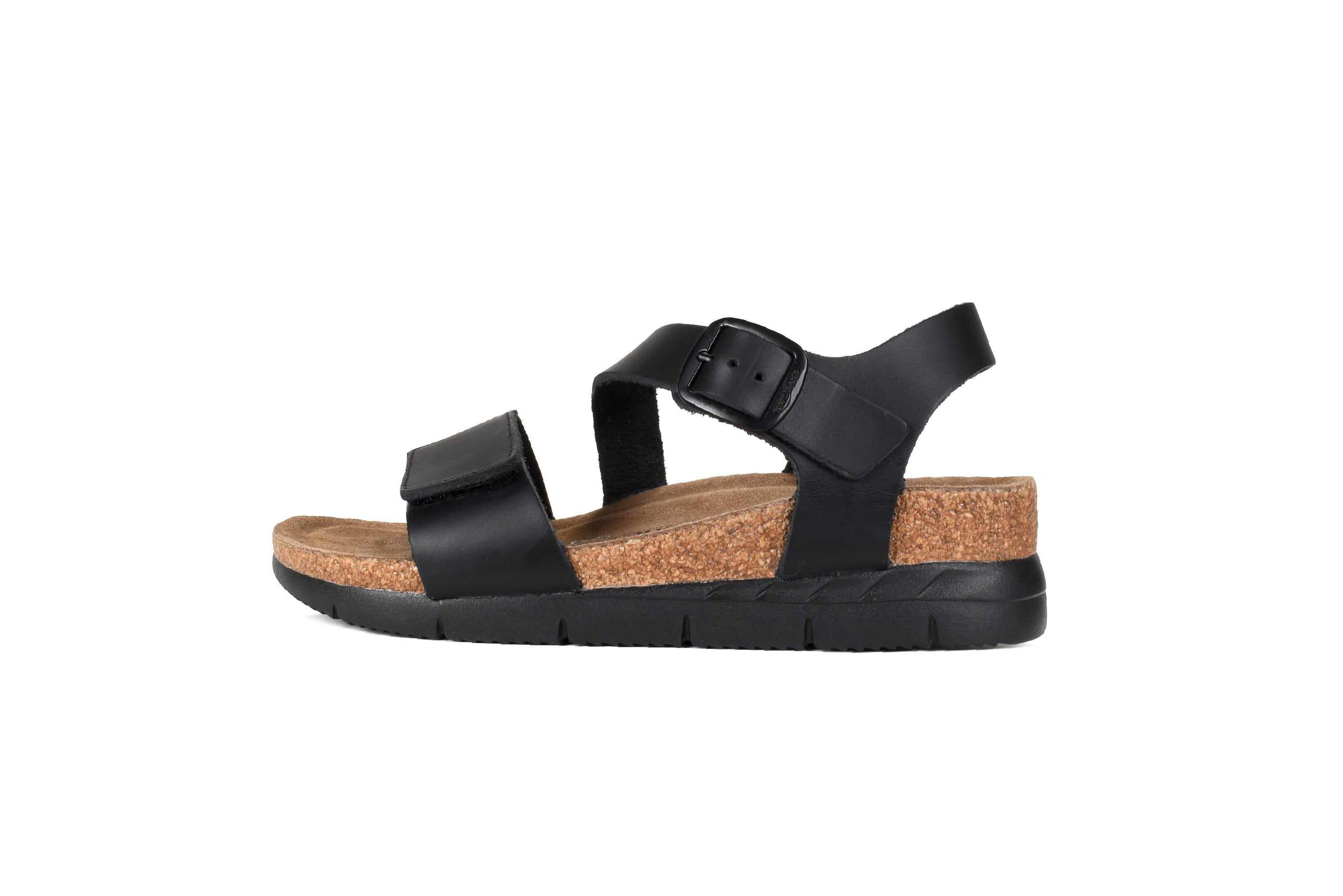 Aerothotic - Serena Double Strappy Open Toe Comfortable Leather Platform Sandals
