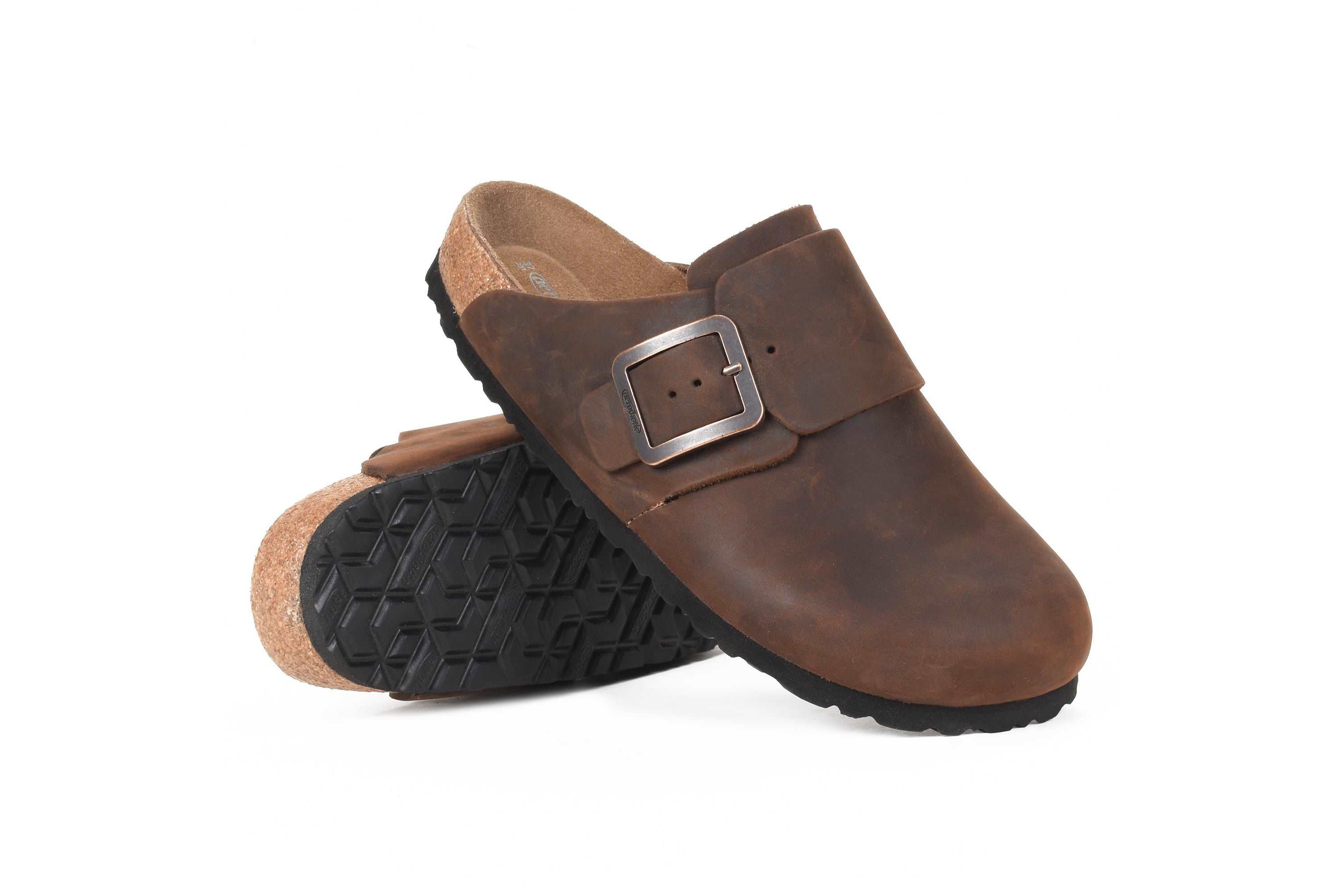 Aerothotic - Dakota Genuine Leather Clogs for Women with Arch Support