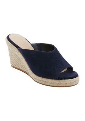 Stuart Weitzman Women's Wonda Mules, Blue, 9.5M