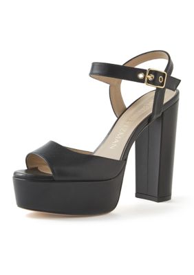Stuart Weitzman Ryder 95 Platform Heels, Black, 9M