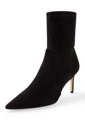 Stuart Weitzman Women's Stuart 75 Strbootie Booties, Black, 9M