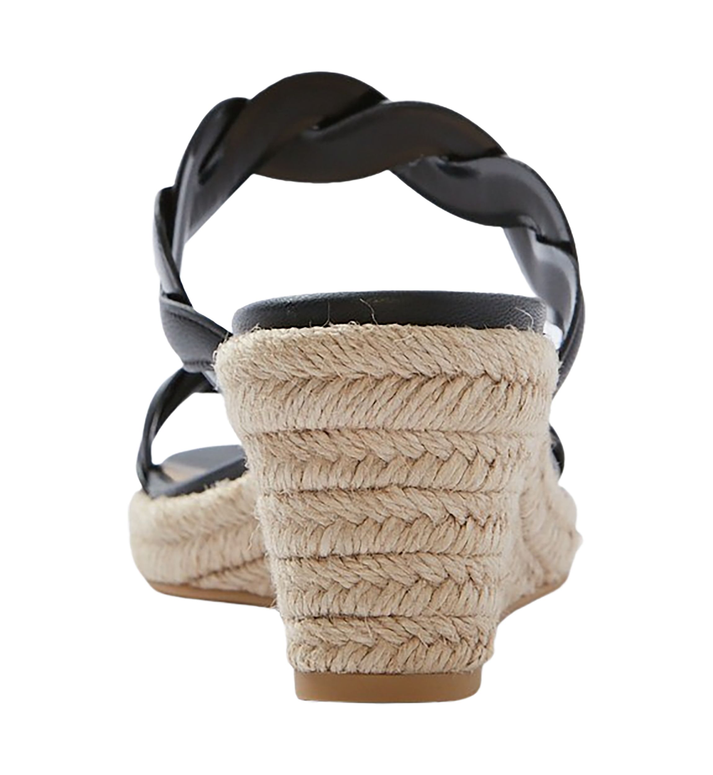 Twisted Espadrille Slide Sandals