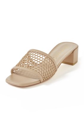 Stuart Weitzman Women's Cayman 35 Block Slide Sandals