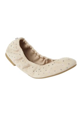 Stuart Weitzman Women's Bling Ballet Flats, 7M