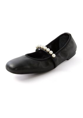 Stuart Weitzman Women's Goldie Ballet Flats, Black, 7M