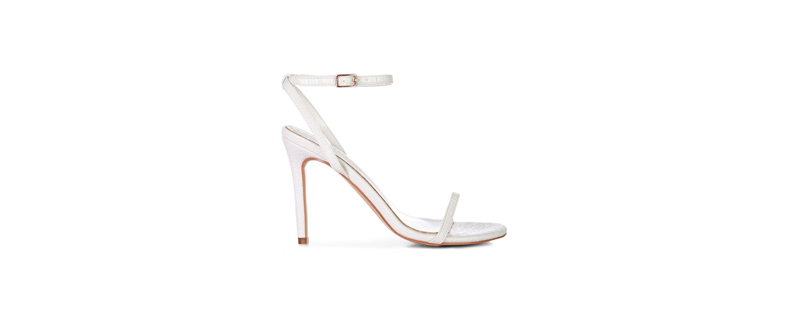 BLONDES Croc High Heeled Sandal