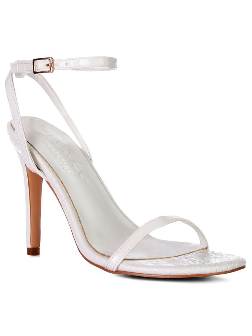 BLONDES Croc High Heeled Sandal