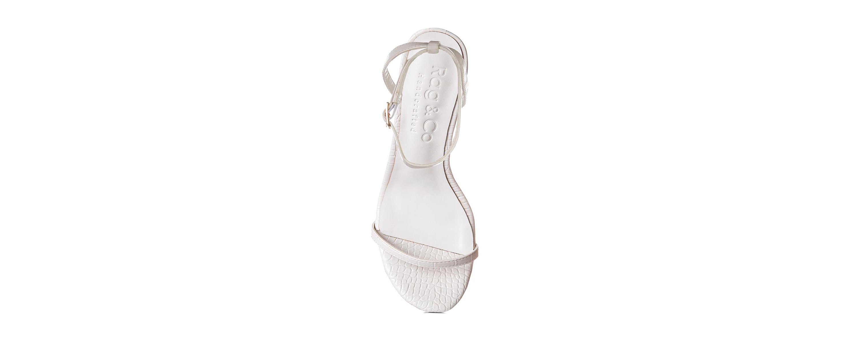 BLONDES Croc High Heeled Sandal