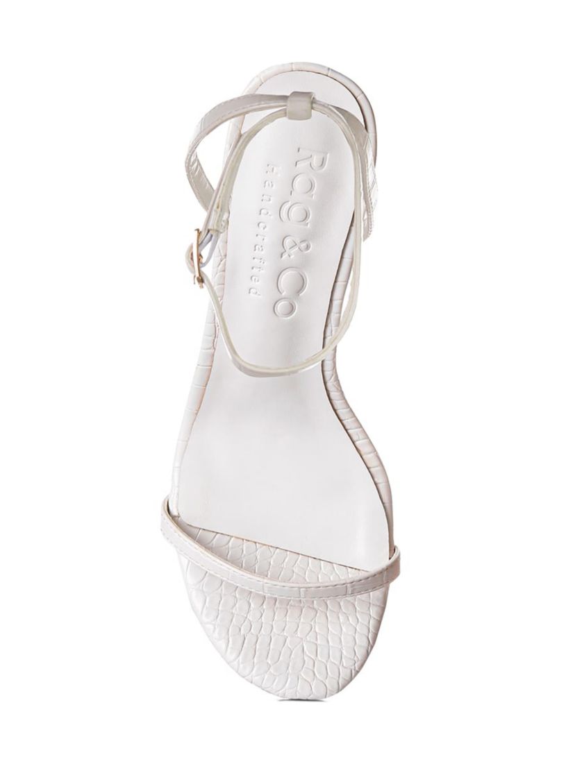 BLONDES Croc High Heeled Sandal