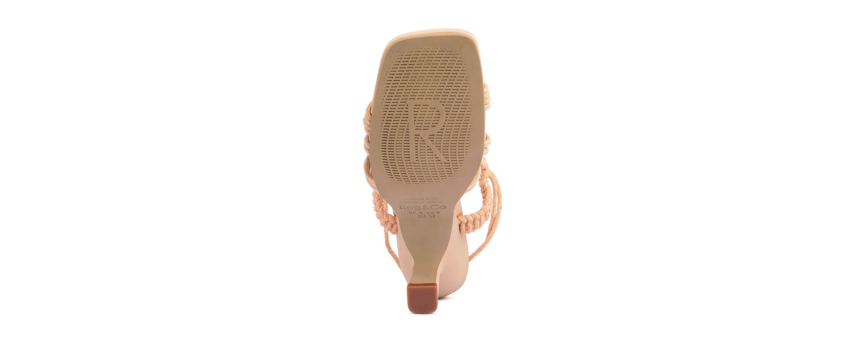 BEROE Braided Handcrafted Lace Up Sandal