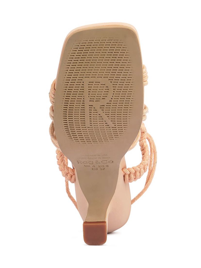 BEROE Braided Handcrafted Lace Up Sandal