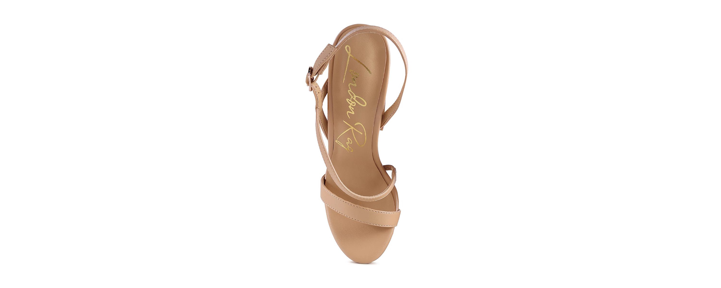 Slegs High Block Heel Platform