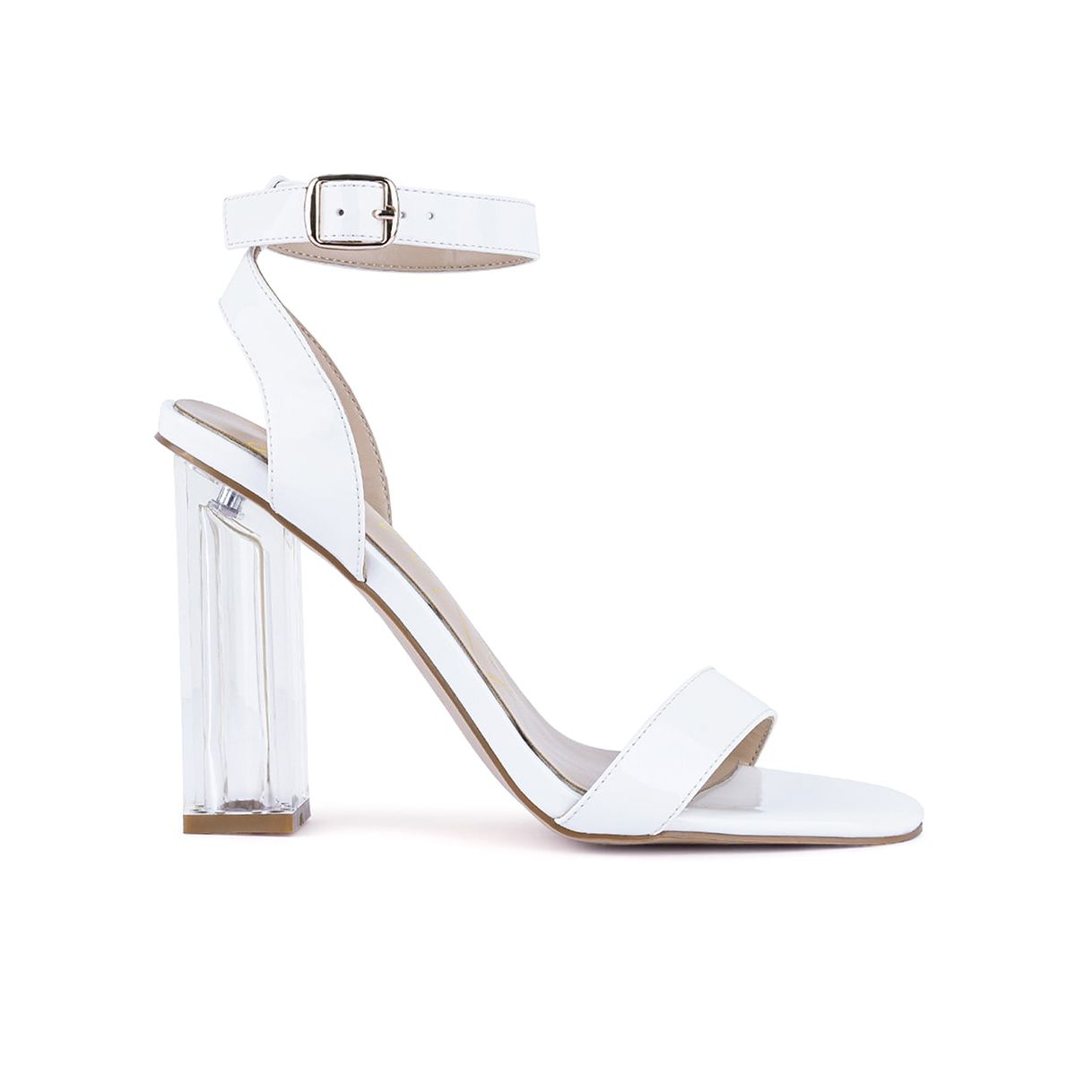 Poloma Clear Block Heel Party
