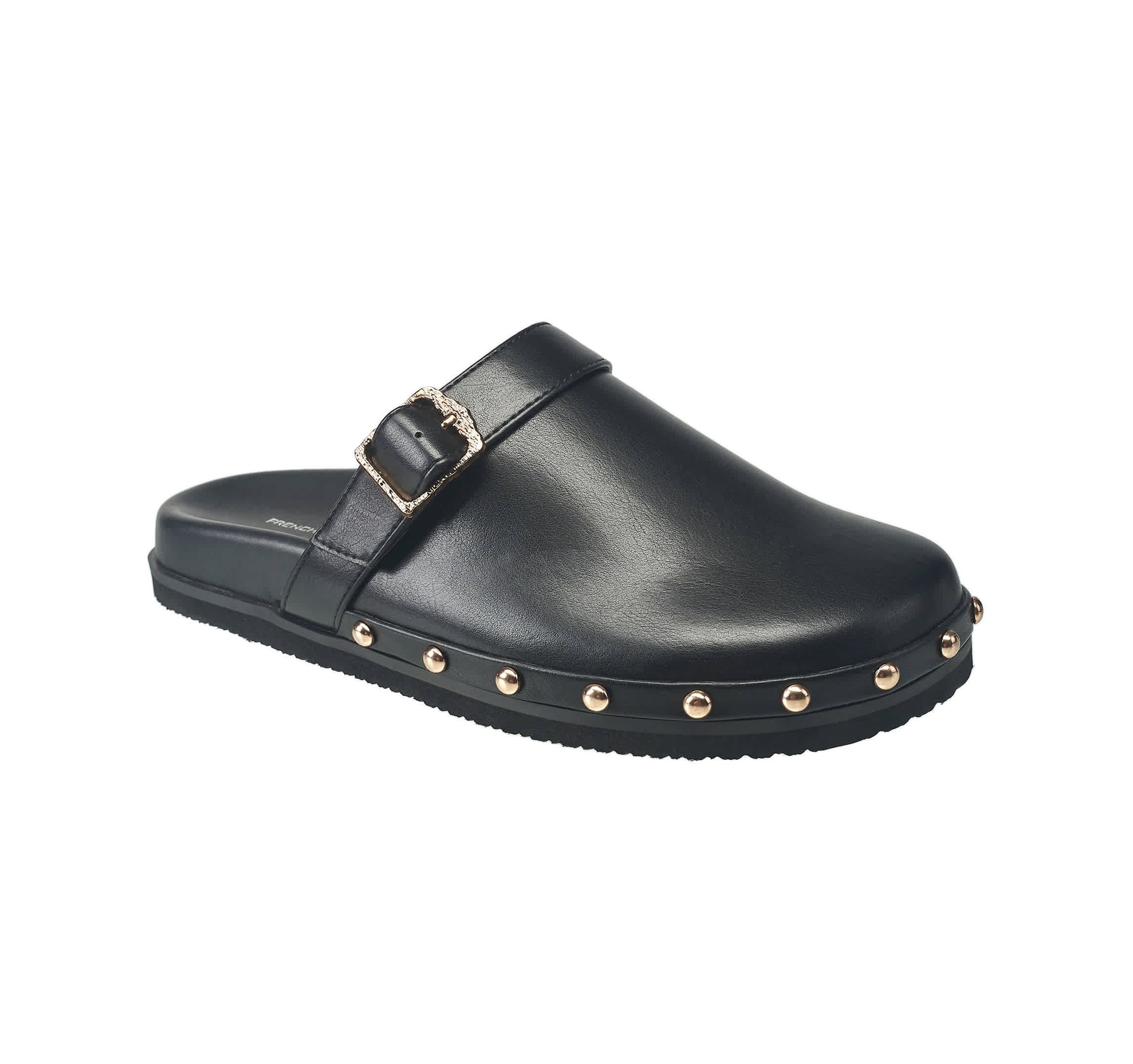 Chello Buckle Leather Clog